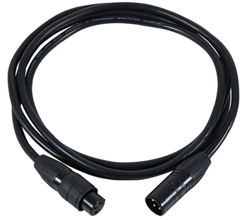 3 Pin XLR to XLR IP Rated DMX Lead 