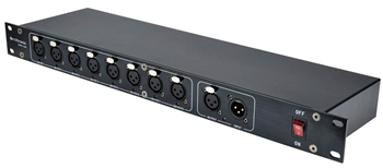 Rack Mountable 8 Way DMX Splitter 