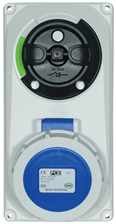 16A 230V 2P E IP67 Switched Interlock  