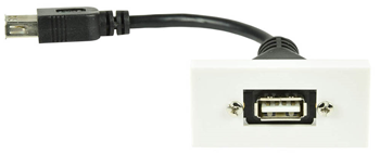 USB2.0 Type-A Socket to Female Tail Mo 