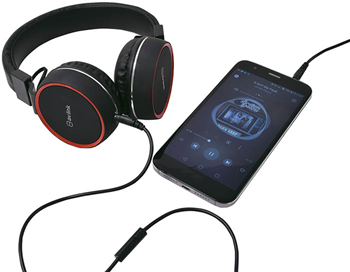 Multimedia Headphones with Inline Micropho 