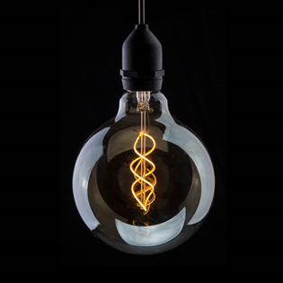 Dimmable LED Smoked Spiral Filament ES%2 