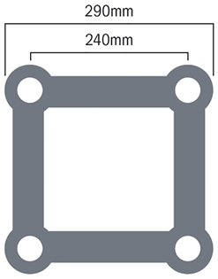 Global Truss F34 3 Way Corner Quatro%2 