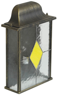 Bronze Effect Wall Light E14 240V 