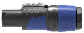 Neutrik NAC3FXXA-W-L PowerCON Power In C 