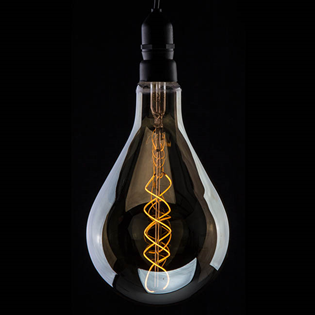 Dimmable LED Smoked Spiral Filament ES%2 