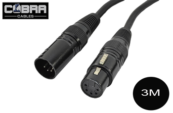 DMX Lead 5 Pin XLR Male to Female  