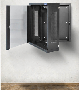 Wall Mounting Rack Cabinet With Hinged%2 