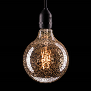 Dimmable LED Crackle Filament Lamp 2200K 