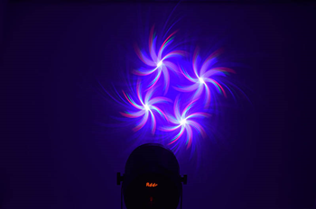 3D Animation Laser with LED Par Lights 