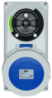 32A 230V 2P E IP67 Switched Interlock  