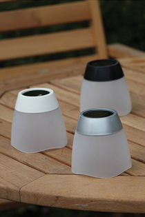 Solar LED Tumbler Table Lights Pack of 