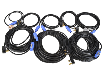 Powercon to 13A UK Mains Plug Lead w 