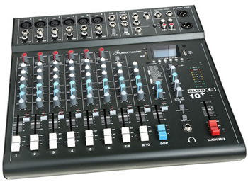 10 Channel PA Mixer with Effects &%2 
