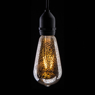 Dimmable LED Crackle Filament Lamp 2200K 