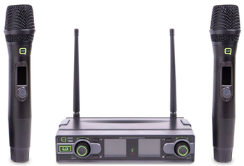 UHF Dual Channel Wireless Handheld Micro 