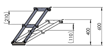 Global Stage Adjustable Stairs 