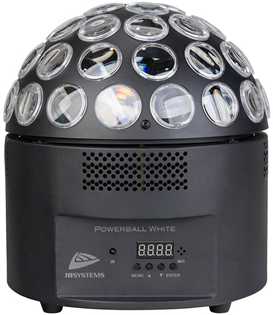 Powerball White Mirror Ball LED Effect%2 