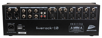 Rack Mount Mixer with Media Player,  