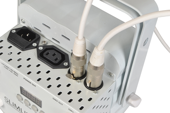 White DMX Cable 3pin XLR Male to Fem 