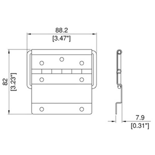 Wide Stop Hinge 