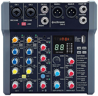Compact Audio Mixer with DSP USB &%2 