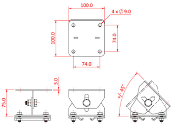 Doughty Studio Rail 60 Adjustable Angle% 