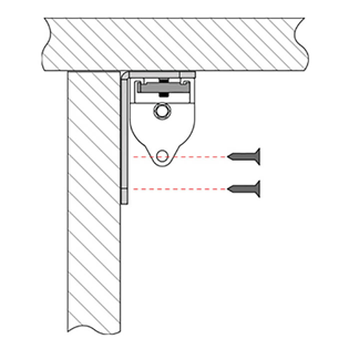 Doughty Rail Wall Bracket 