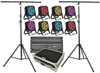 Stage Lighting Set with 8 High Power%2 