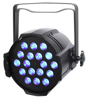 LED Parcan RGBW 18x 8 Watt - 20 or 