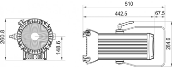 BriteQ BT-THEATRE Theatre Spot Light wit 