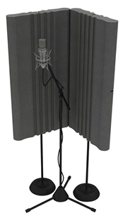 Free Standing Sound Absorbing Panel Grey 