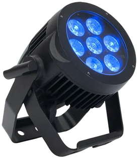 Exterior Par Can with 7 x 12W RGBAWU 