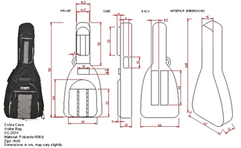 CC-2011 Bag Dimensions 