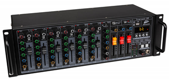 Rack Mount Mixer with Media Player,  