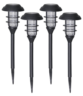 Solar Stake LED Light Set of 4 