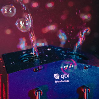 Bubble Machine with 4 Wheel Output Sup 