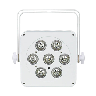 RGBAWUV Slimline White Housing LED Par%2 