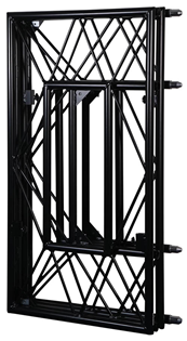 Foldable Truss DJ Booth in Black with% 