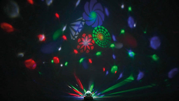 Tabletop LED Effect Light with?Gobos 8 