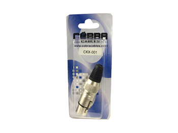 COBRA XLR CONNECTOR FEMALE 3PIN 