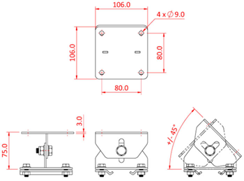 Doughty Studio Rail 80 Adjustable Angle% 