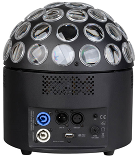 Powerball White Mirror Ball LED Effect%2 