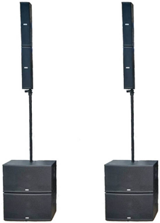 FBT Vertus 4x CS-1000 Active PA System 