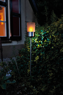 Tall Solar Powered LED Spike Light 