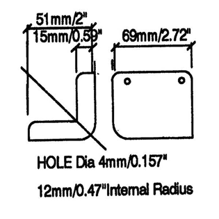 Metal Corner For Speaker Cabinets 