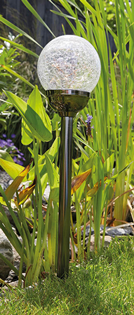 Solar LED Black Pearl Spike Light -  