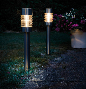 Torino LED Solar Post Light - Pack o 