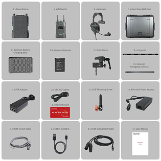 Hollyvox G51 Wireless Intercom System -% 