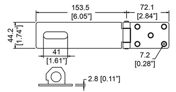 Hasp & Staple Fastener Pack 